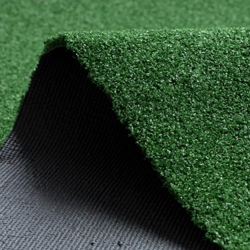 Kunstrasen 14m² - 7mm dicke - Outdoor Grün Rasenteppich Grasteppich Rollrassen - Rasen für Balkon Terasse Garten - Wetterfest & Pflegeleicht (4 x 350cm x 100cm)