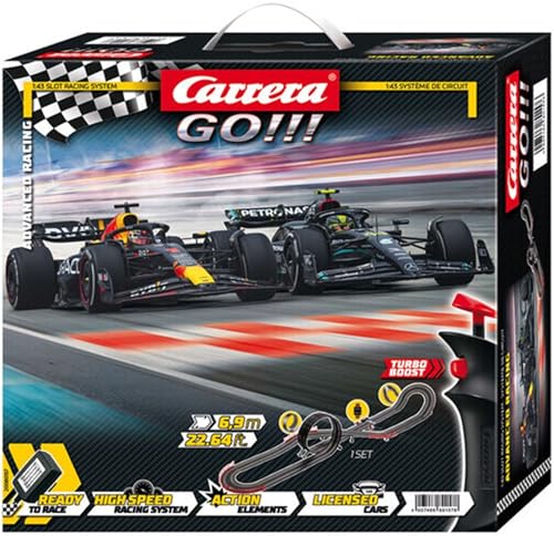 Carrera GO!!! Advanced Racing Rennbahn - Formel 1 - Red Bull RB19 - Mercedes AMG - Modell: 20080157