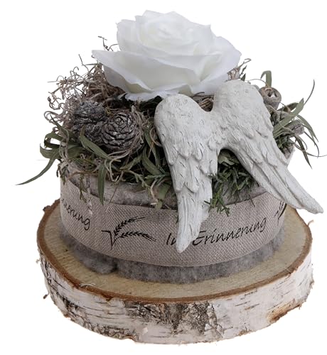 Grabgesteck für Urnengrab D20cm mit Foamrose CreaFlor Home