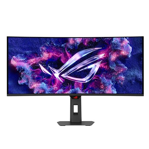 ASUS ROG Strix OLED XG34WCDG 34 Zoll Gaming Monitor (3440x1440, 175Hz, 0,03ms (GTG), Neo Proximity Sensor, 99,3% DCI-P3, echte 10-Bit Farben, G-Sync kompatibel, ELMB, HDR, USB-C, DisplayPort, HDMI)
