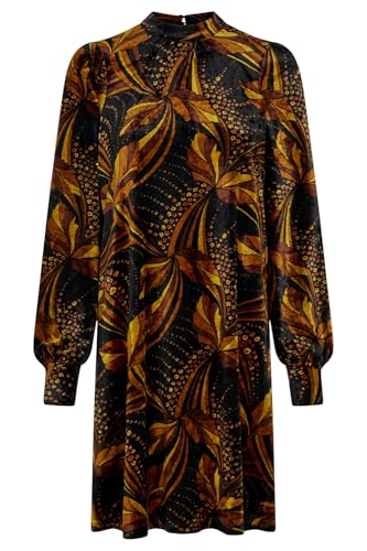 King Louie Damen Kleid aus weichem Samt Sandy Dress Shimmy (DE/NL/SE/PL, Alphanumerisch, XXL, Regular, Regular, Black)