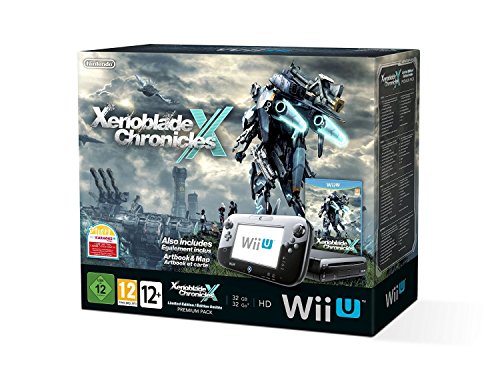 Nintendo Wii U Premium Pack schwarz, 32GB inkl. Xenoblade Chronicles X