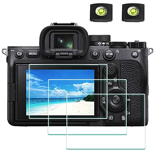 ULBTER Displayschutz schutzfolie für Sony Alpha 7 IV A7 IV A7M4 A7IV screen protector folie 9H Härte Gehärtetes Glas [3+2 Stück]