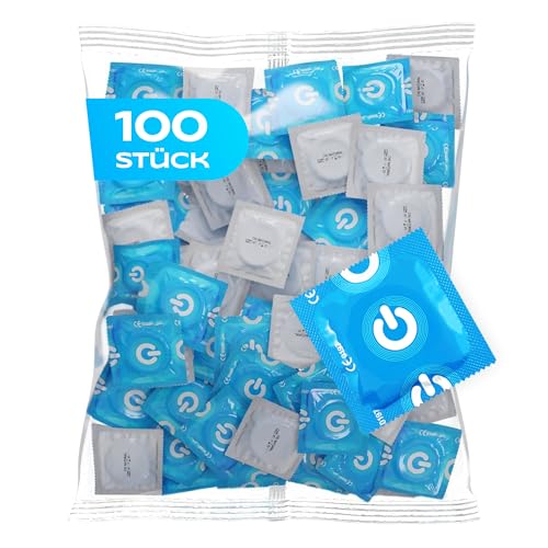 ON) Kondome Natural Feeling I 54 mm Breite I 100 Stück Packung I Premium natur I dünne 0,07 mm Wandstärke I vegan I für Men