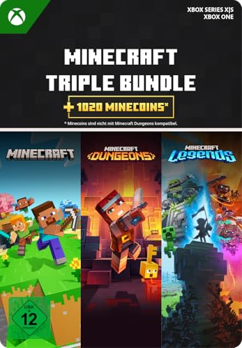 Minecraft Triple Bundle – Xbox Series X|S, Xbox One