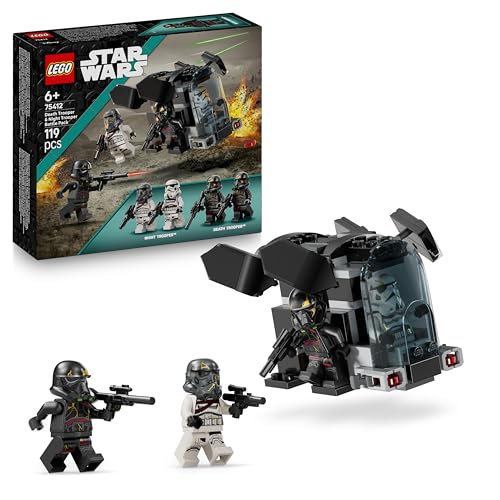 LEGO Star Wars 75412 Todestruppler & Nachttruppler Battle Pack - Bauspielzeug mit Dropship und 4 Mini-Figuren mit Blastern - Sammlergeschenk für Jungen ab 6 Jahren und Ahsoka-Fans