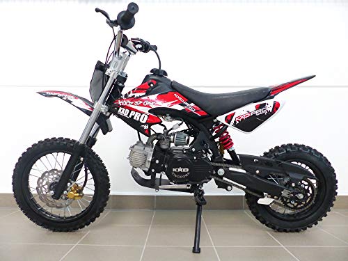 RV-Parts KXD Dirt Bike 125ccm 17/14 Zoll Cross Vollcross Pocketbike Pit Enduro 125cc 12PS