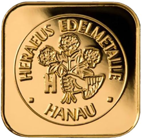 Generisch Goldbarren 1g - 1 Gramm Gold - Heraeus - Feingold 999.9 - Prägefrisch - LBMA Zertifiziert