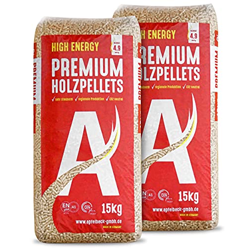 High Energy Premium Holzpellets - 2 x 15kg | Vorteilspack