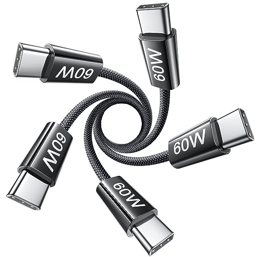 LISEN USB C Kabel, 60W C auf C Typ Schnellladekabel [5er-Pack, 3.3FT] Typ C auf Typ C für Samsung S23 S22 S21 Note 20 Ultra, Google Pixel 7 6 Pro, iPad mini/Pro, iPad Air 4, MacBook Pro 2020