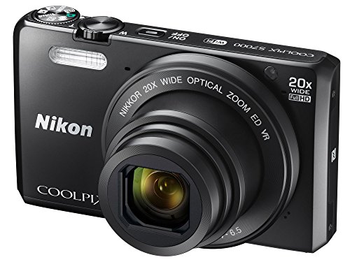 Nikon Coolpix S7000 Digitalkamera (16 Megapixel, 20-Fach Opt. Zoom, 7,6 cm (3 Zoll) LCD-Display, USB 2.0, bildstabilisiert) schwarz