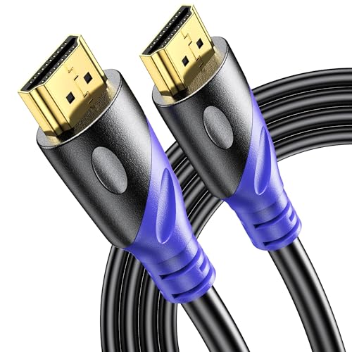Rommisie 8K HDMI 2.1 Kabel 2m, 8K@60Hz 4K@120Hz Ultra High Speed Kabel Lead 48Gbps, Supports eARC HDR10 HDCP 2.2/2.3, Kompatibel mit all HDMI devices PC/TV/HDTV/Blu-ray