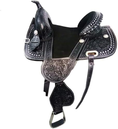 Y & Z Unternehmen Western Leder baumlosen Pferd Sattel Tack size-16 43,2 cm 45,7 cm, 18