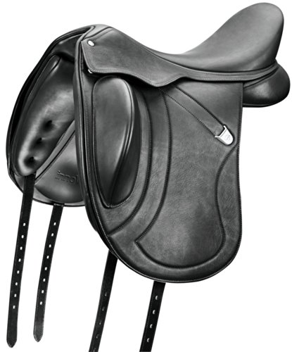 Bates Dressursattel Innova Mono Plus schwarz 16,5-17''