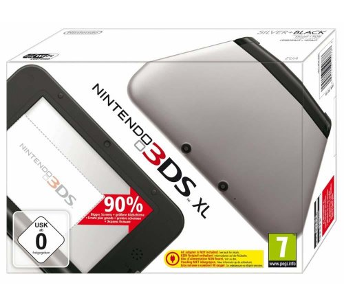 Nintendo 2201149 3DS XL - Konsole, silber/schwarz [IT Import]