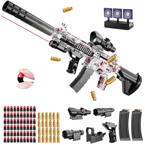 Spielzeug Pistole Kinder, Soft Bullet Toy Pistole,mit manuelles Nachladen, Soft Bullet Gun M416, Spielzeug-Schaumstoff-Blaster, Spielzeug Pistole für Erwachsene&14+Kindergeschenke