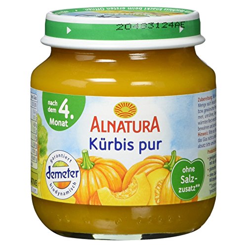 Alnatura Bio Kürbis pur, nach dem 4. Monat, 125 g