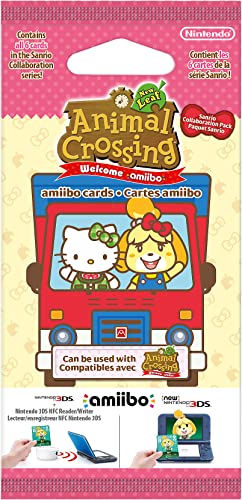 amiibo-Karten Pack (6 Stück) Animal Crossing: New Leaf + Sanrio