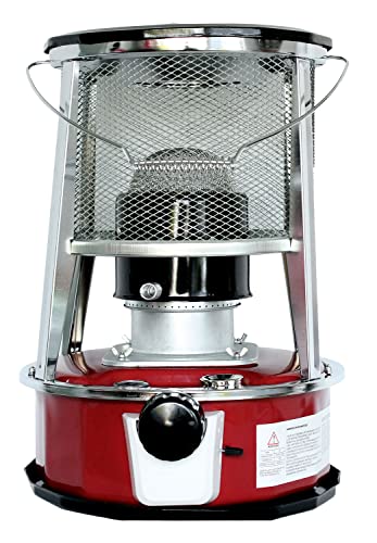 KOPP VERLAG Petroleumheizung mit Löschautomatik auch als mobile Kochgelegenheit geeignet sparsam umweltfreundliche - Tankinhalt 6,0 Liter Brenndauer Tank 24 Stunden - Notheizung Campingheizung