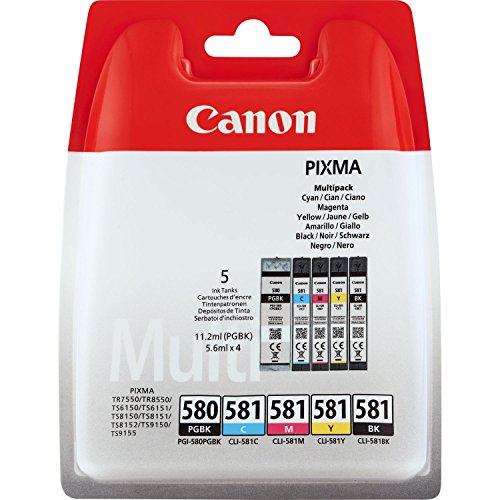 Canon PGI-580 CLI-581 BK C M Y PGBK