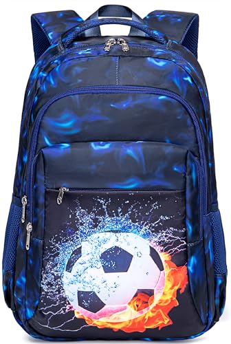 LEDAOU Schulrucksack Jungen Teenager Mädchen Schultaschen Kinder Rucksäcke Wasserdicht Leichtgewicht Schulranzen Groß für Schule Geschenke