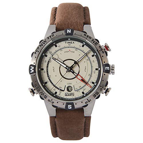 Timex Intelligent Quartz Herren-Armbanduhr Tide-Tem-Kompass 45mmT2N721