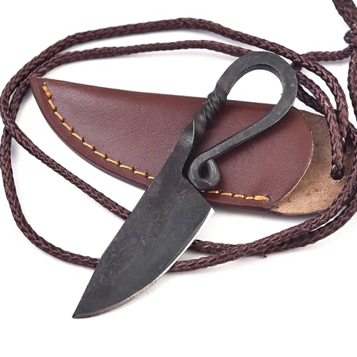 Mittelalter Messer Handgeschmiedet Wikinger 1095 Karbonstahl 692EA