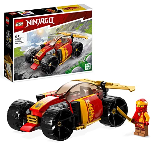 LEGO NINJAGO Kais Ninja-Rennwagen EVO 2in1 Rennwagen Spielzeug zu Geländewagen-Fahrzeug, Modellbausatz für Jungen und Mädchen ab 6 Jahren, Geschenkidee zum Geburtstag 71780