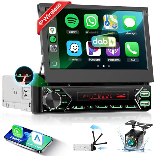 1 DIN DAB+ Autoradio mit 7