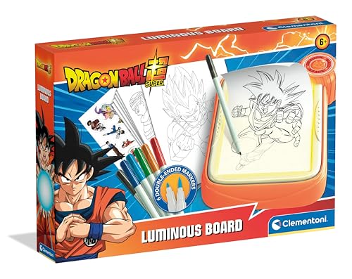Clementoni Dragon Ball Luminous Board, leuchtende Tafel, für Kinder, Multicolor - 18782