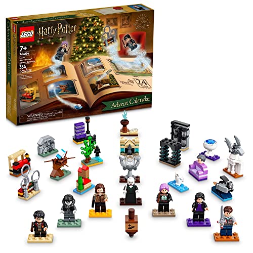 LEGO Harry Potter Adventskalender 2022 76404 Bauspielzeug-Set und Minifiguren; Countdown bis Weihnachten für Kinder, Jungen und Mädchen ab 7 Jahren (334 Stück)