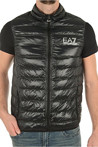 Emporio Armani Herren Train Core Daunenweste, Schwarz, L