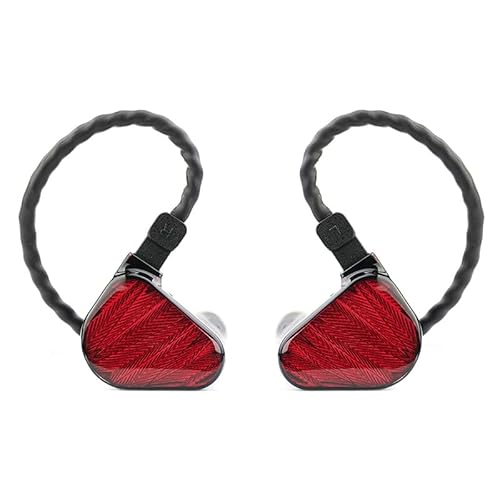 Fanmusic TRUTHEAR x Crinacle ZeroRed Dual Dynamic Treiber Kopfhörer im Ohr 0 78 2-poliges Kabel Einheitsgröße Rot