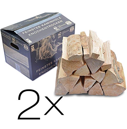 Kaminholz KaminHexen 2 x 12,5 kg Double Feature Buche, Stammholz aus Deutschland PEFC