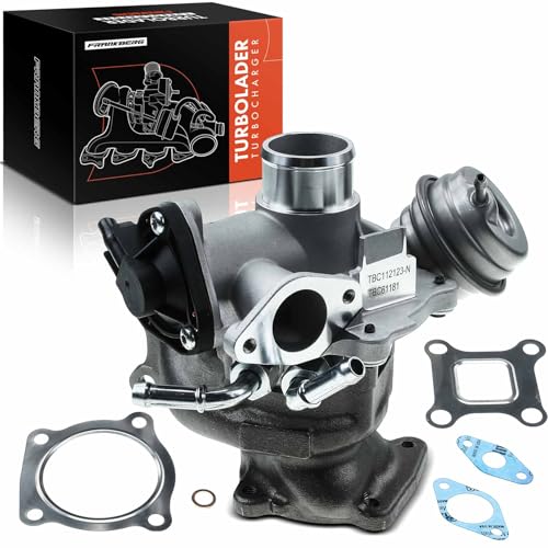 Frankberg Turbolader Kompatibel mit B-Max JK C-Max II DXA/CB7 DXA/CEU Fiesta VI CB1 CCN 1.0L 2013-2017 Focus III 1.0L 2012-Heute Replace# 1761181