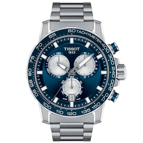 Tissot Men's Chronograph Watch Supersport Chrono Blue Steel T125.617.11.041.00