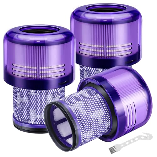 V11 Filter für Dyson, 3 Stück Vakuumfilter-Ersatz kompatibel mit Dyson V11 Absolute Torque Drive Animal, V15 Detect, SV14, SV22 Akku-Staubsauger, Ersatz für #970013-02