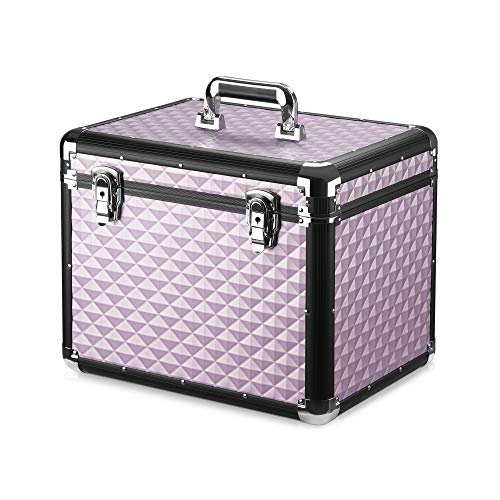 Navaris Putzbox Putzkasten Putzkoffer für Pferde - Koffer Box für Putzzeug - Putzkiste für Pferd und Pony - Transport Aufbewahrung - abschließbar