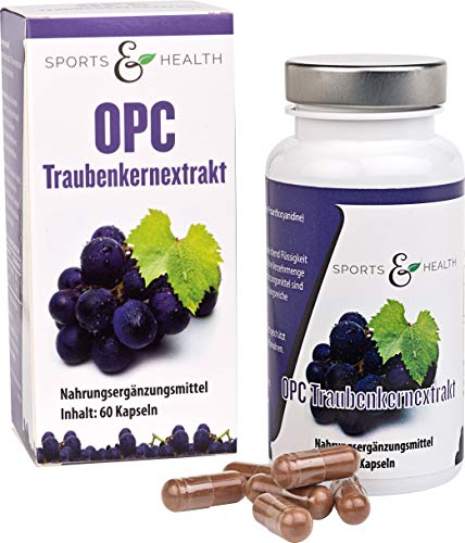 60 OPC Kapseln Sehr Hochdosiert Mit Zertifikat Mit 500mg Traubenkernextrakt Und 350mg Reines OPC Pro Vegane Kapsel Als 2 Monatsvorrat