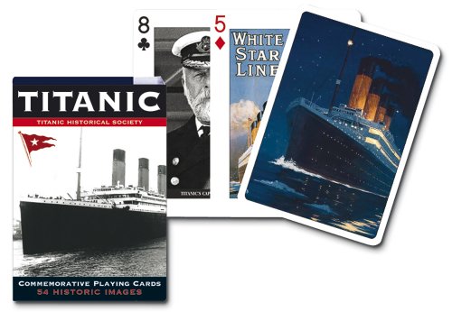 Piatnik 1423 Spielkarten - Titanic, [Possible Colors: White, Black, Red], 20 cm