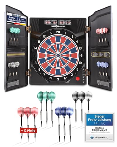Dartona Elektronische Dartscheibe CB40 Cabinett - | Sieger Preis-Leistung bei Vergleich.org