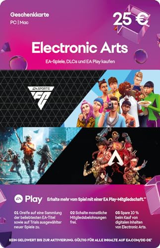 EA Geschenkkarte 25 € | PC/Mac Code