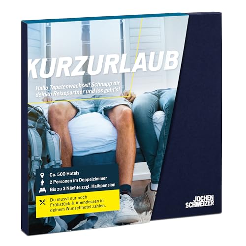 JOCHEN SCHWEIZER Geschenkbox Kurzurlaub, an ca. 500 Orten, Erlebnis-Gutschein für 2 Personen