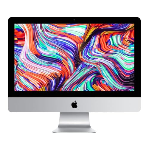 Apple iMac 4k / 21,5 Zoll/Intel Core i5 3,0 GHz / 4 Kerne/RAM 16 GB / 1000 GB Festplatte/Modell iMac18.2 / Radeon Pro 555 2 GB/Original Tastatur und -Maus enthalten (Generalüberholt)