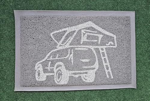 Adventure Xperience rutschfeste Leitermatte für Dachzelte, Schmutzfangmatte, Fußmatte Outdoor 37 x 58 cm, wetterfest, leicht zu reinigen (Dachzelt)