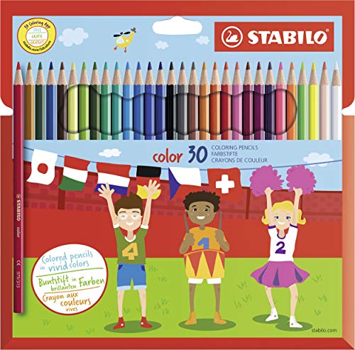 STABILO - Buntstift - color - 30er Pack - 30 inkl. 4 Neonfarben