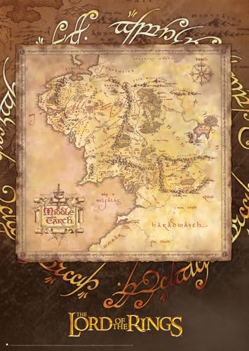 Schmidt Spiele 58551 Herr dr Ringe, Middle Earth, 1000 Teile Puzzle