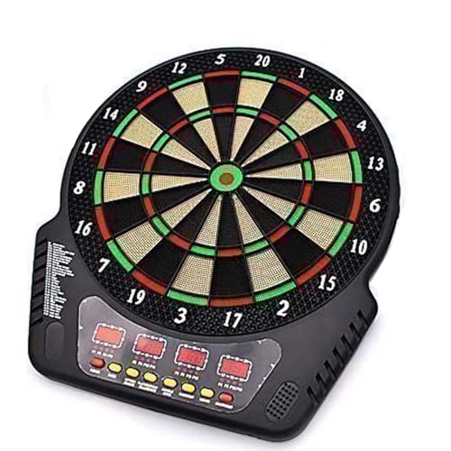 Elektronische Dartboard Soundeffekte 4 LED Anzeige 27 Spiele E Dartboards Dartautomat für 16 Spieler DB276