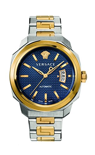 Versace Herren Analog Automatik Uhr mit Edelstahl Armband VAG030016
