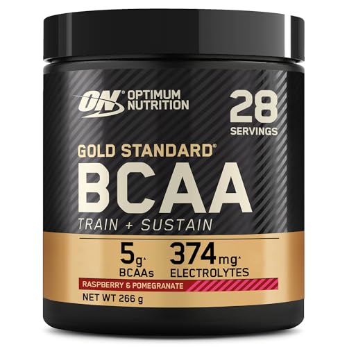 Optimum Nutrition Gold Standard BCAA Pulver, Geschmack Raspberry and Pomegranate, 266g, 28 Portionen